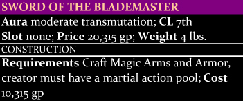 Sword of the Blademaster
